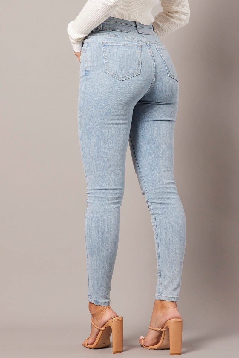 Denim Skinny Jean High Waist