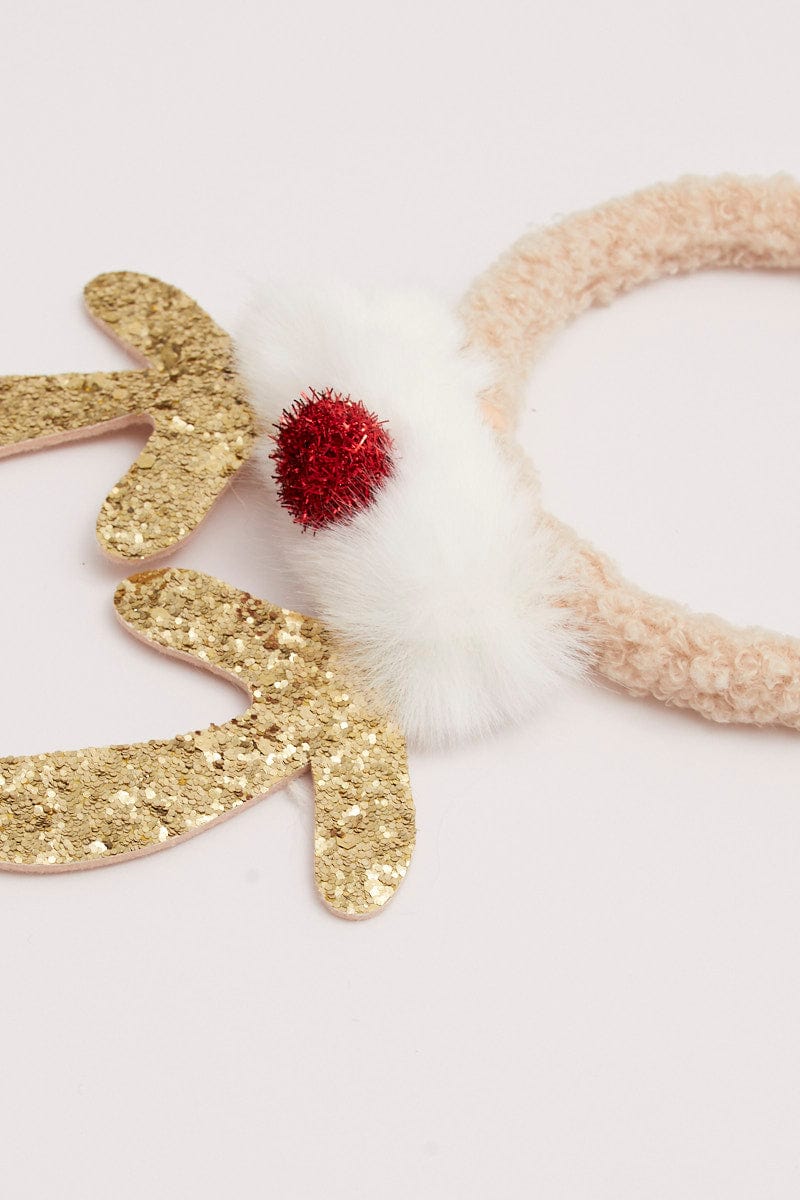 Gold Christmas Headband