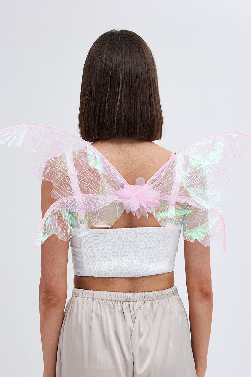 Pink Festival Butterfly Wings