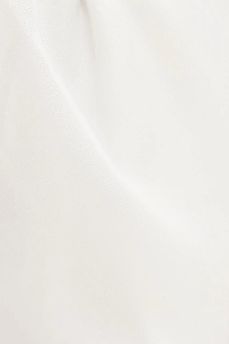 White Boyfriend Cargo Pant