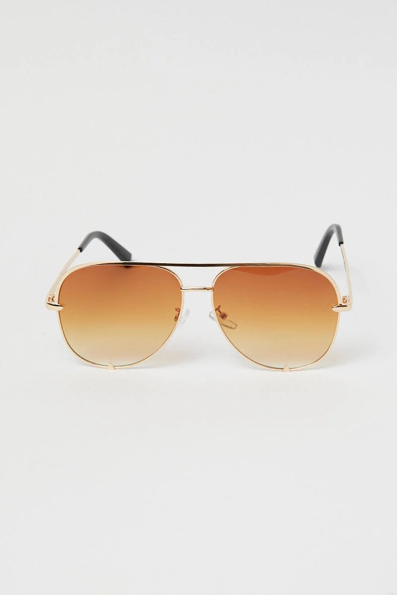 Brown Fashion Sunglasses