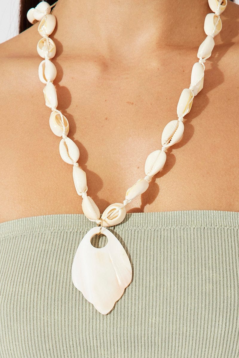 White Shell Necklace