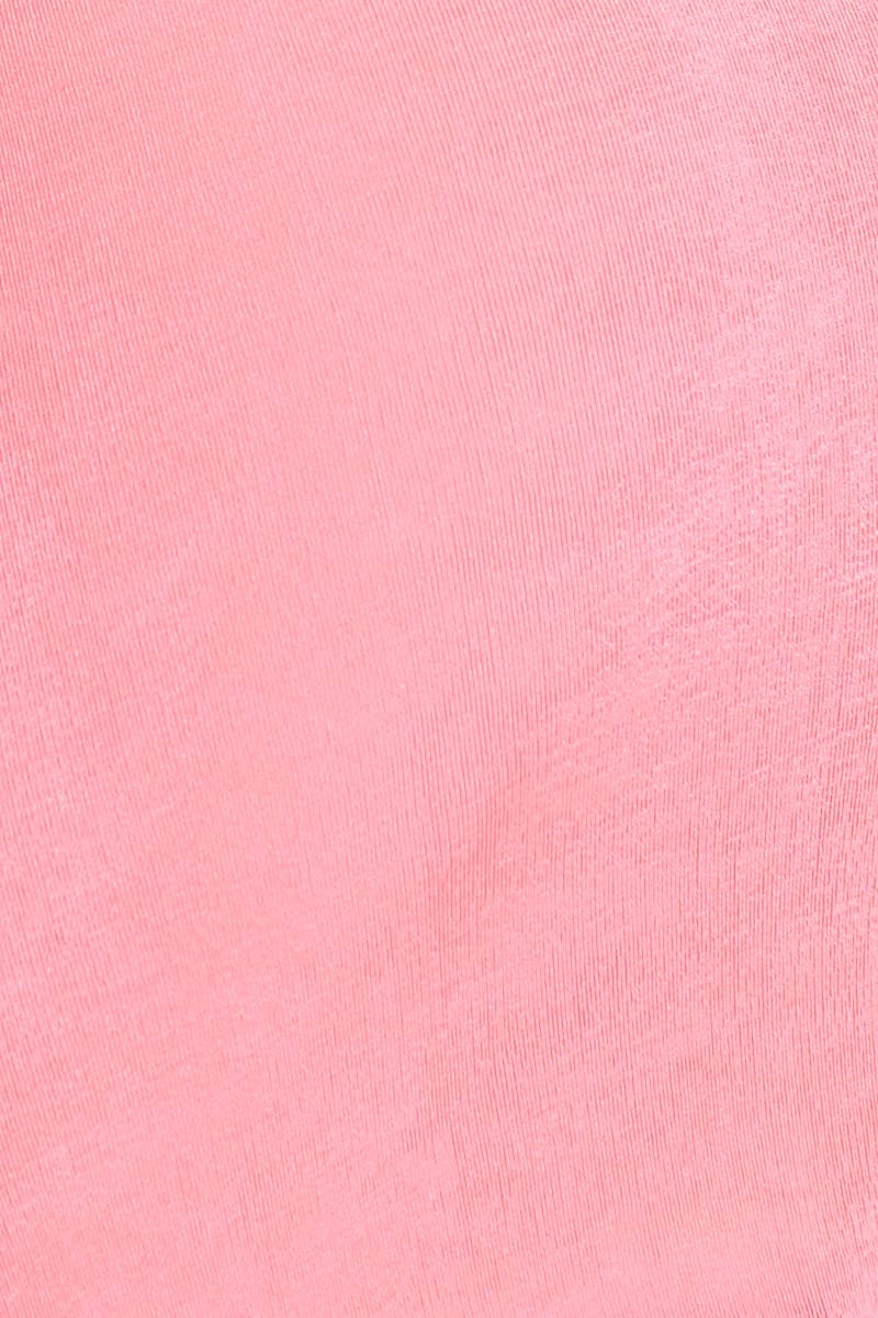 Pink Mini Dress Halter Neck