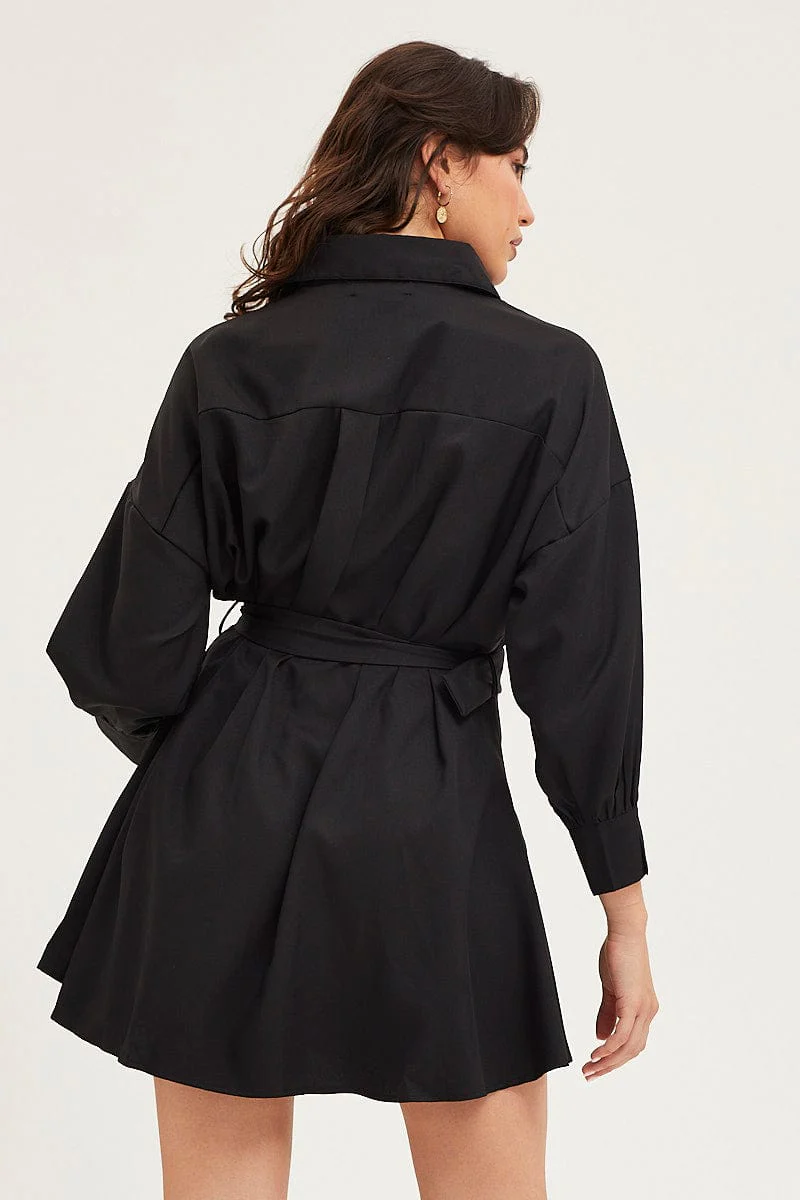 Black Dress Long Sleeve Mini