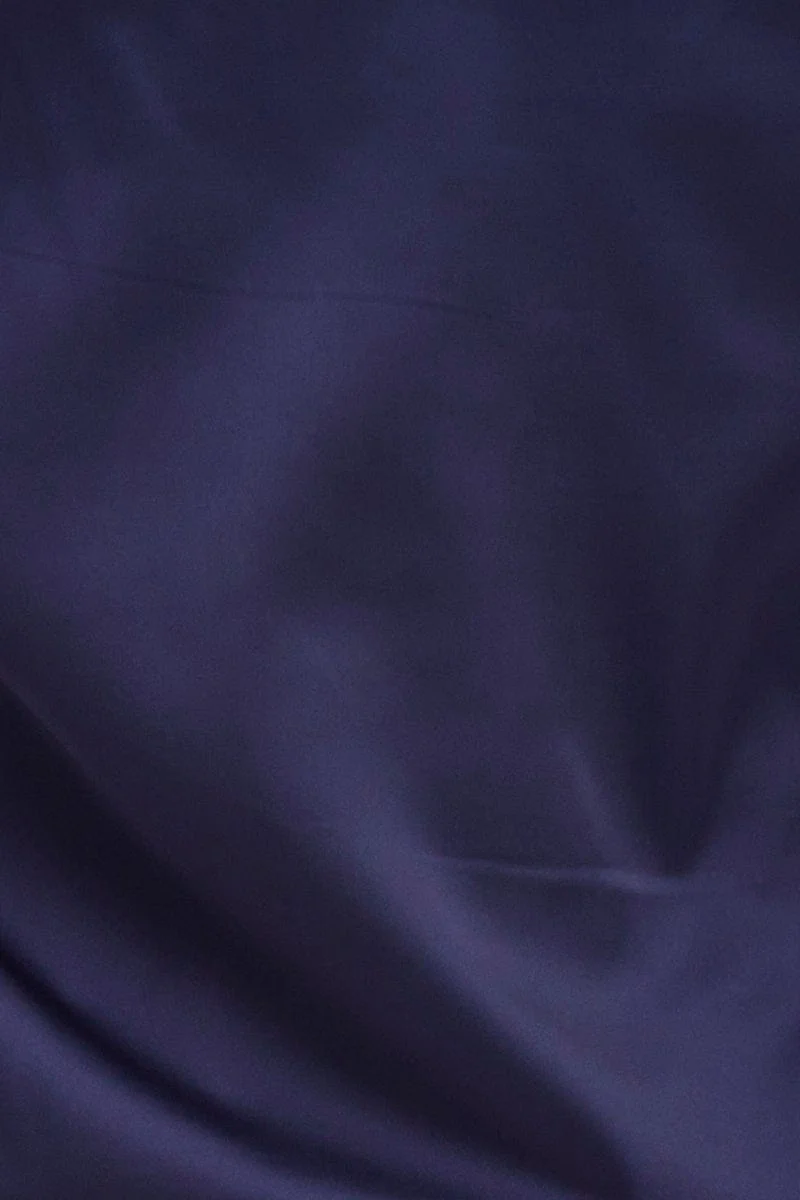 Blue Satin Cami Top & Shorts Pj Set