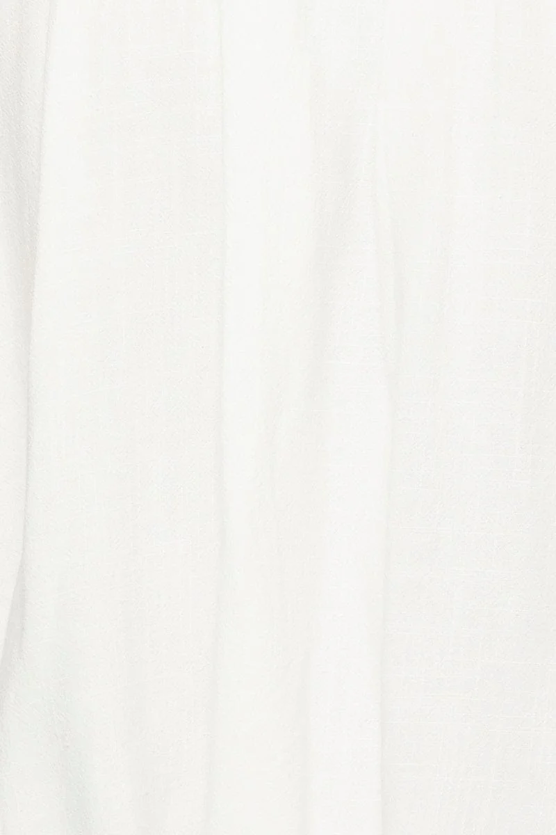 White Mini Dress Sleeveless