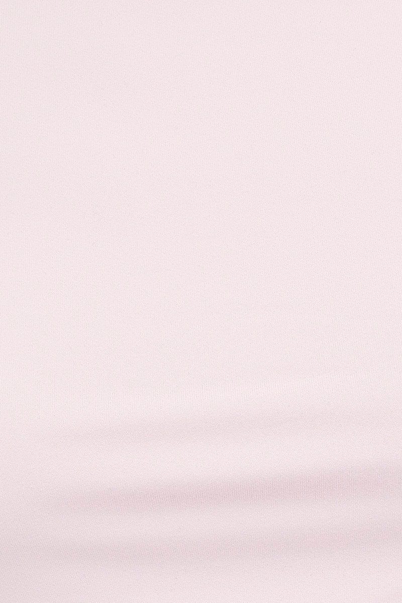 Pink Supersoft Crop Top Short Sleeve