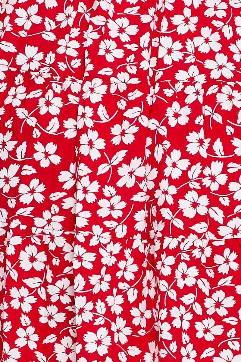 Print Mini Dress Long Sleeve Square Neck