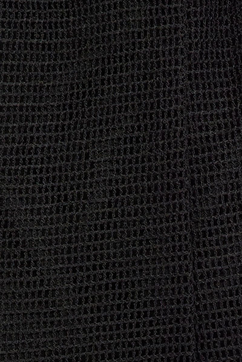 Black Wide Leg Pants Elasticated Waist