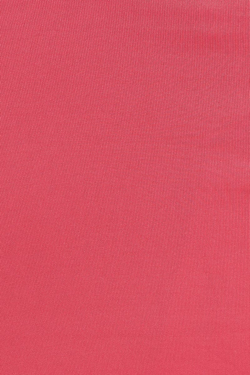 Red Crop Singlet Top