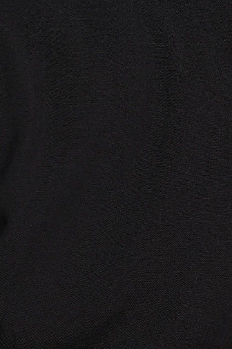 Black Crop Bolero Short Sleeve