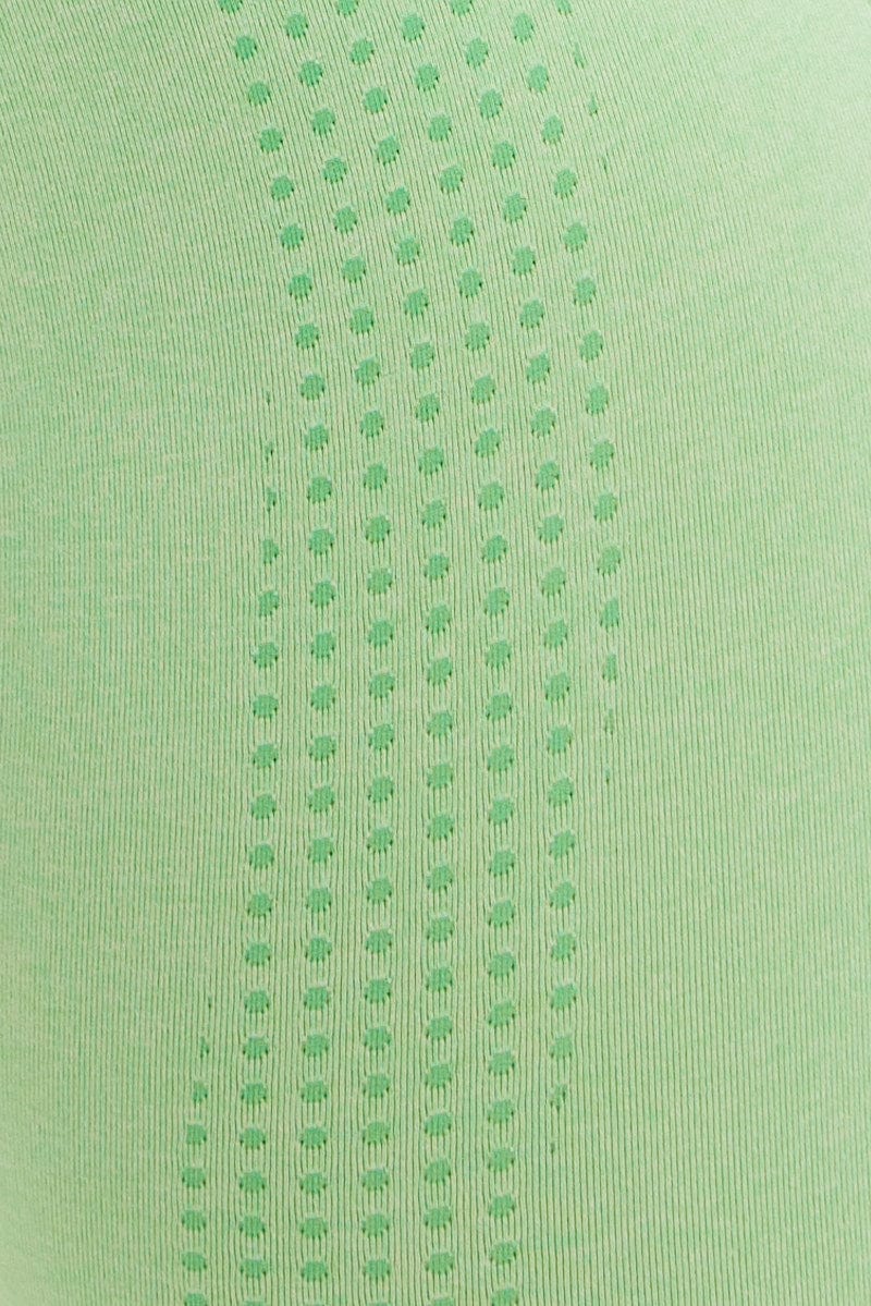 Green Activewear High Rise Legging Seamless