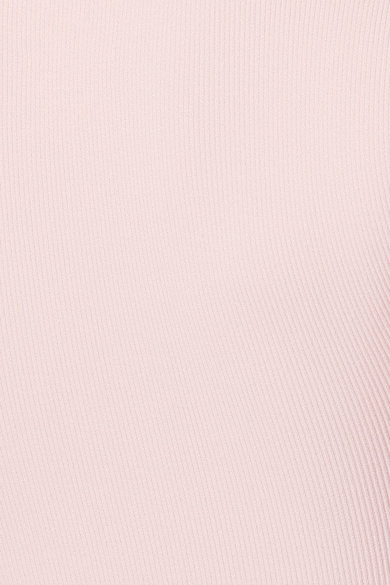 Pink Seamless Top Short Sleeve