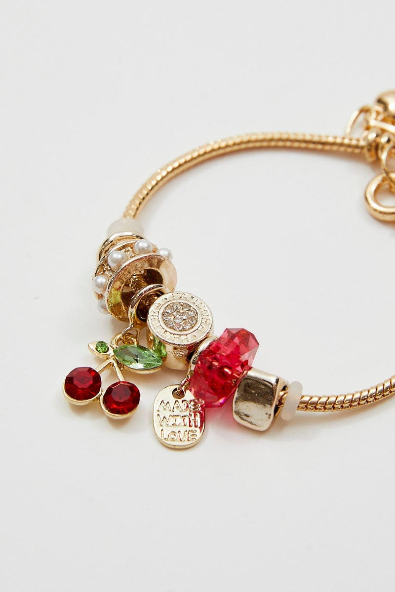 Gold Charm Bracelet