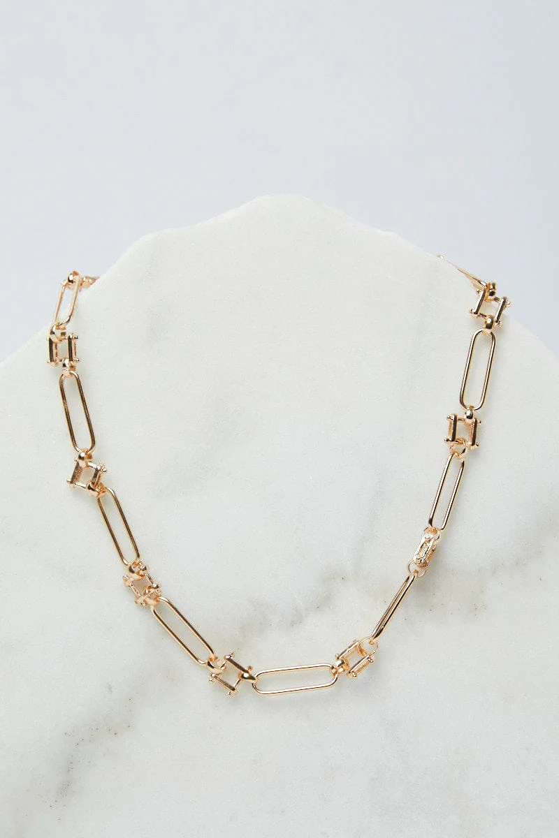 Yellow Chain Necklace
