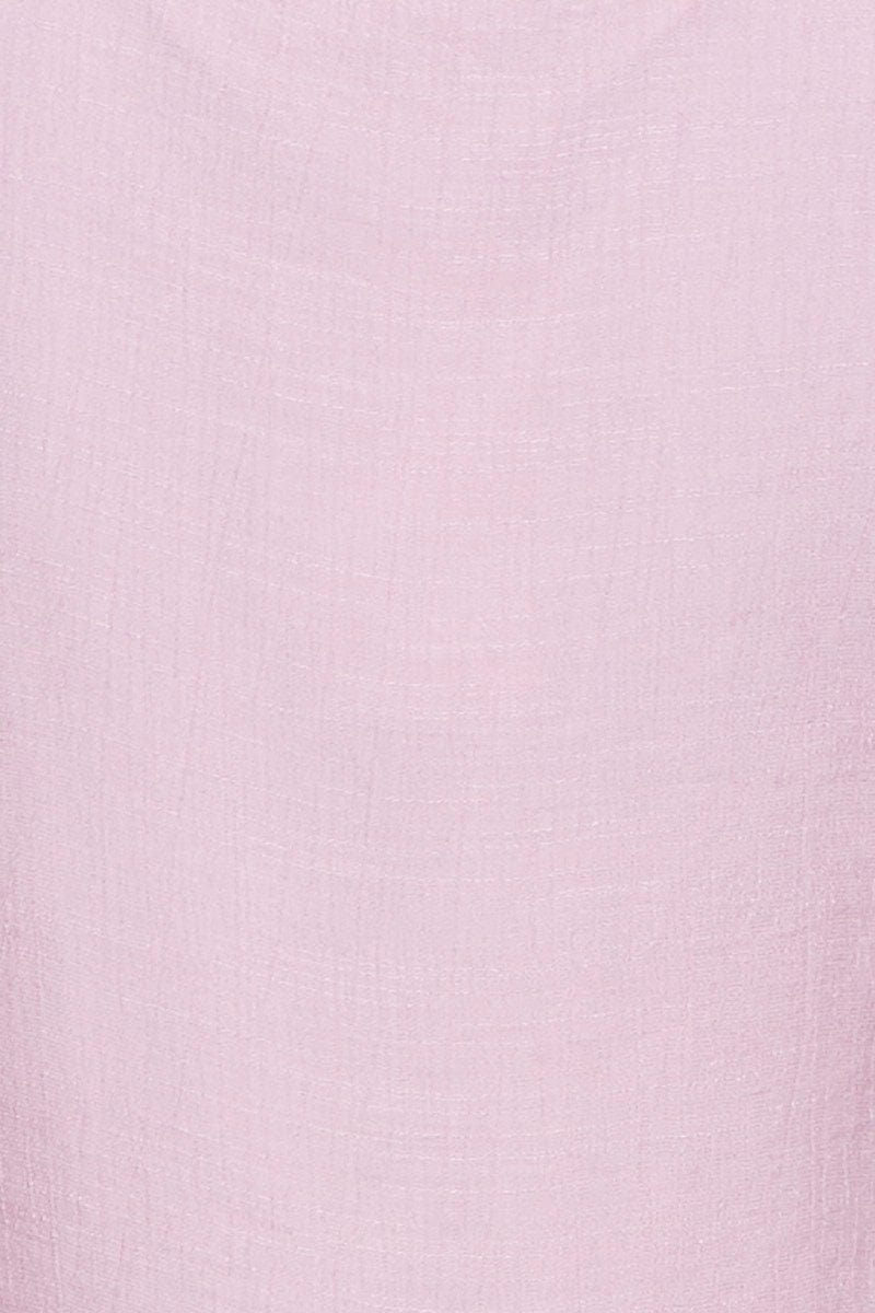 Pink A Line Dress Mini