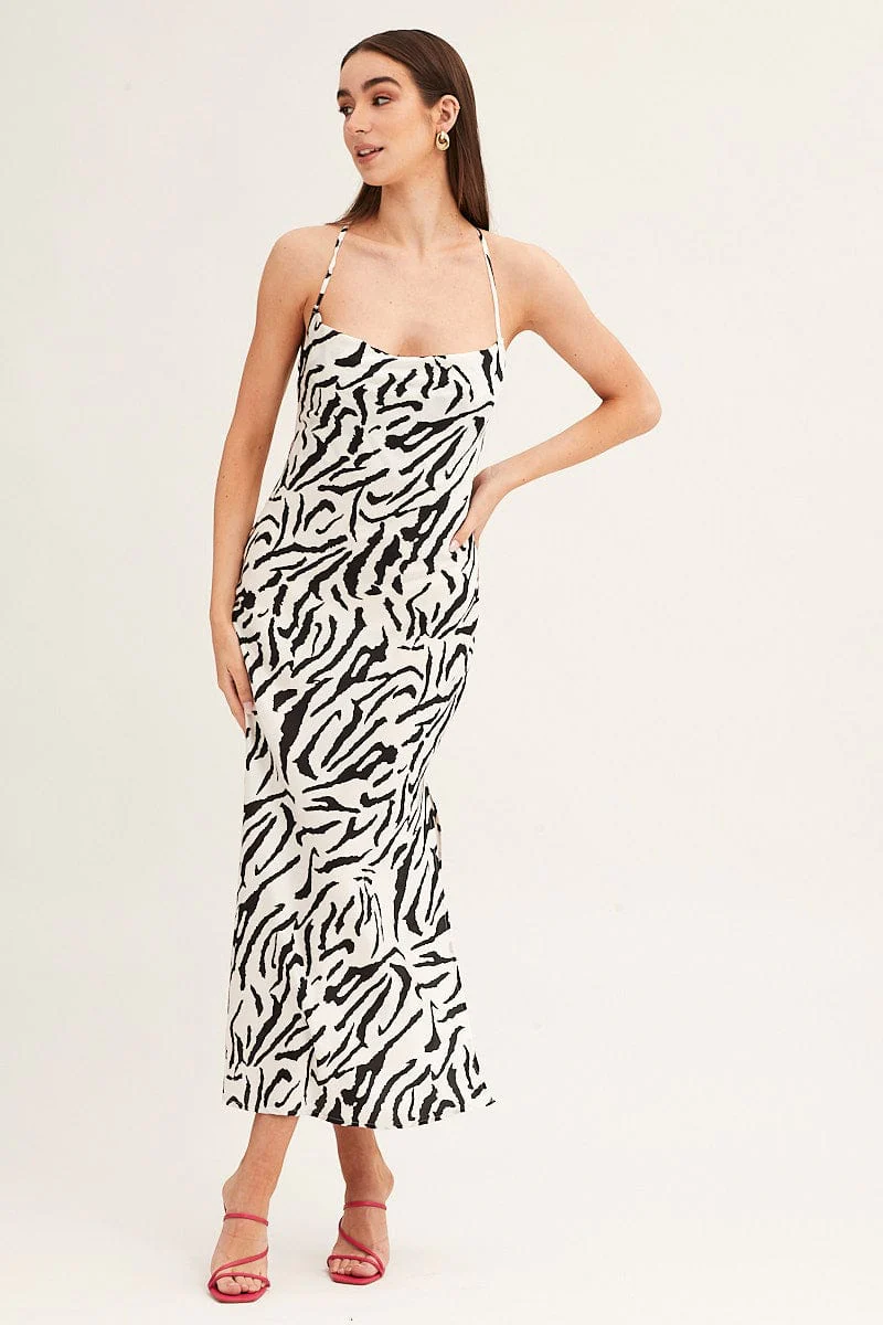 Print Midi Dress