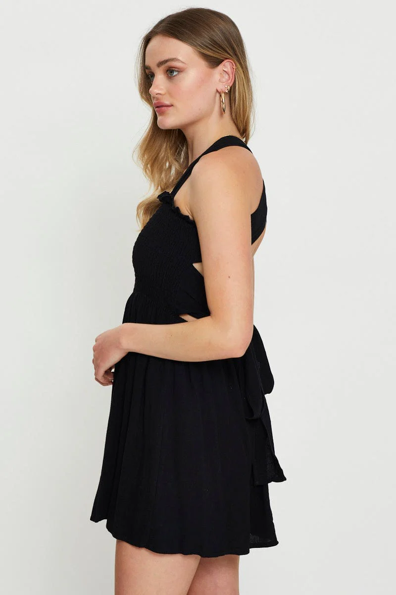Black Mini Dress Sleeveless