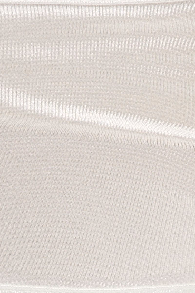 White Plain Corset Top