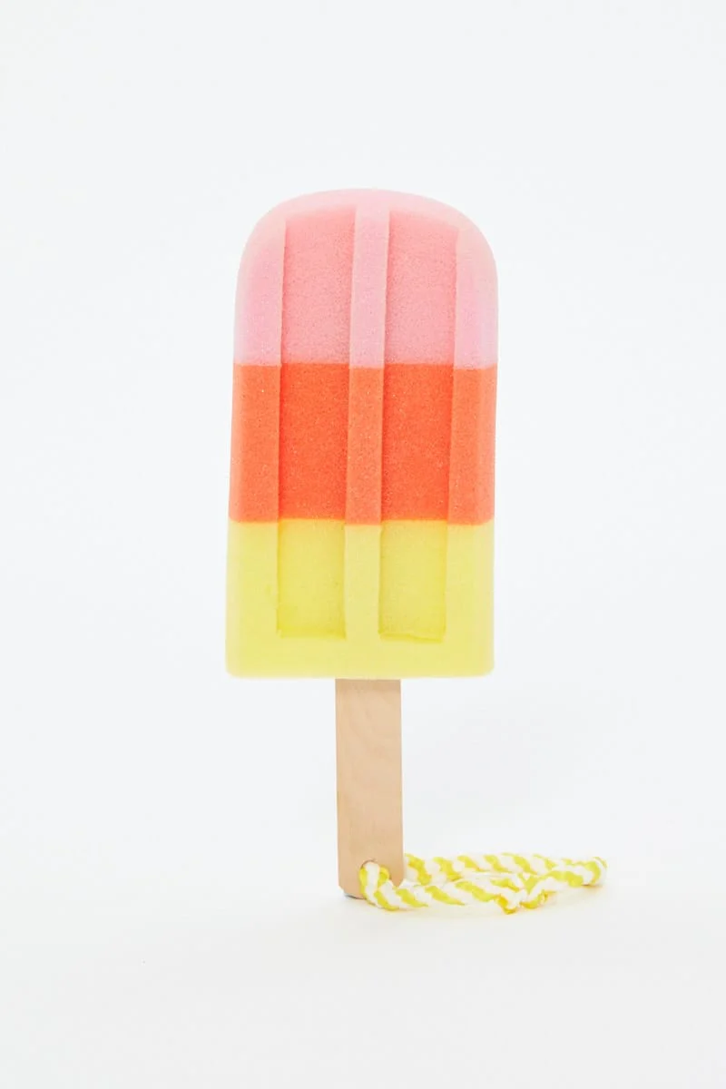 Multi Ice Lolly Shaped Bath Sponge