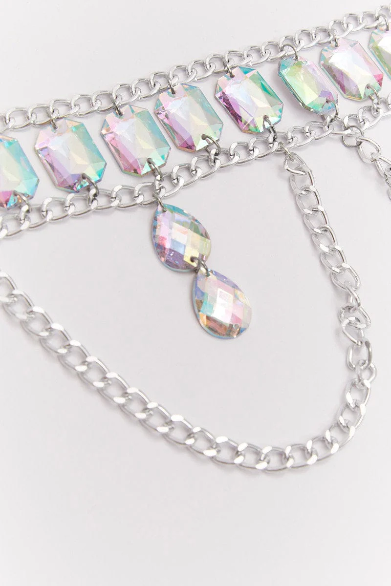 Silver Festival Body Chains