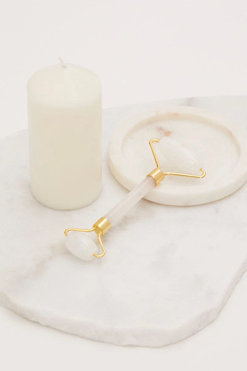 White Jade Facial Roller