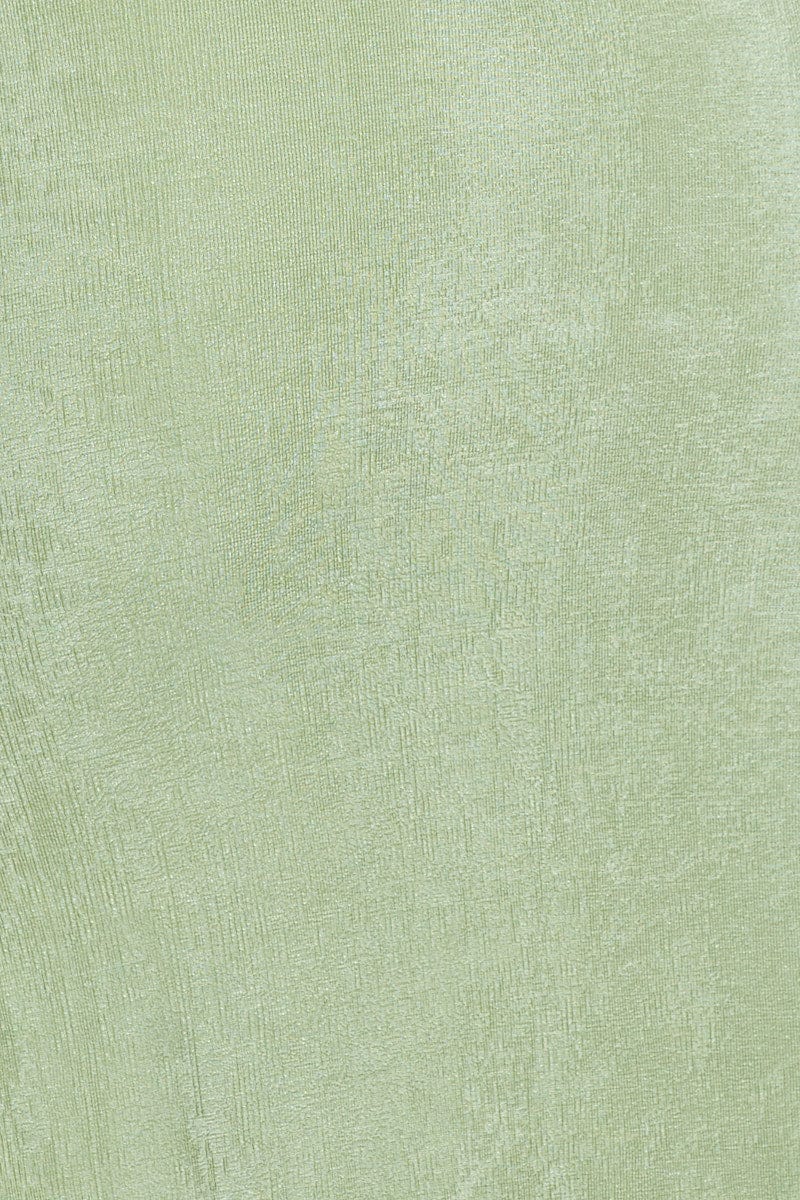 Green Bodycon Dress Long Sleeve Evening