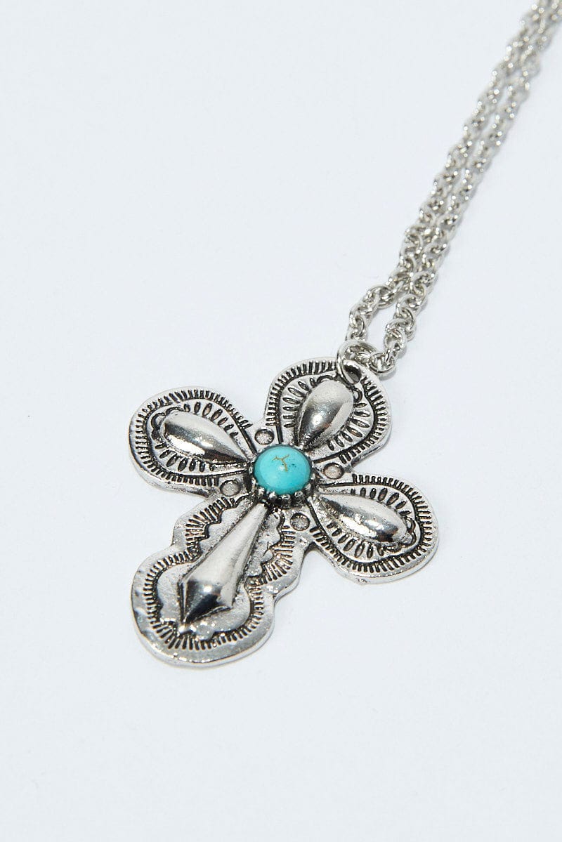 Silver Cross Necklace