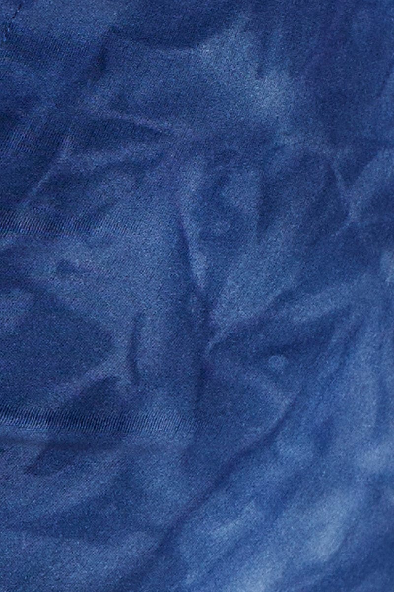 Multi Tie Dye Drawstring Activewear Shorts