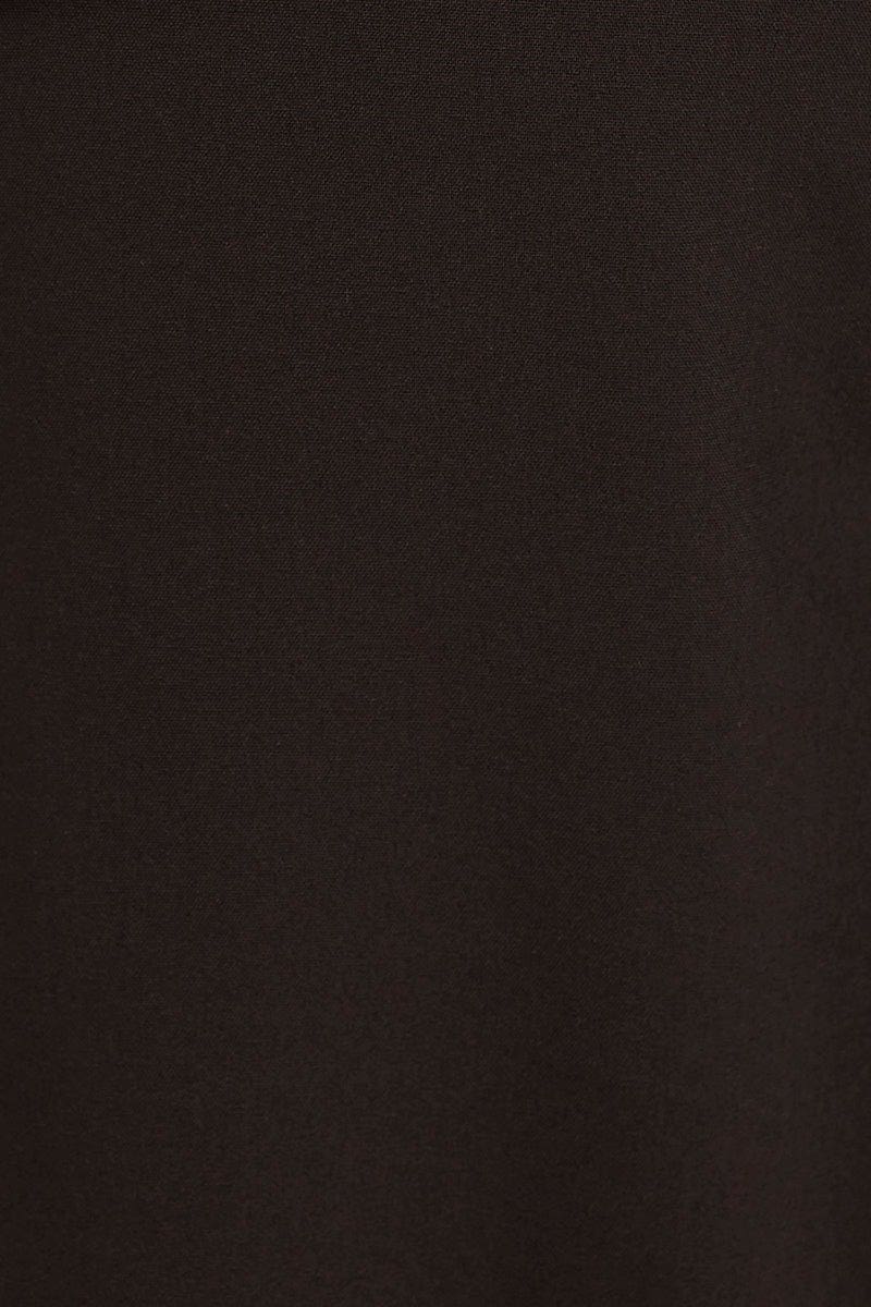 Black Cargo Parachute Pants Out Pocket