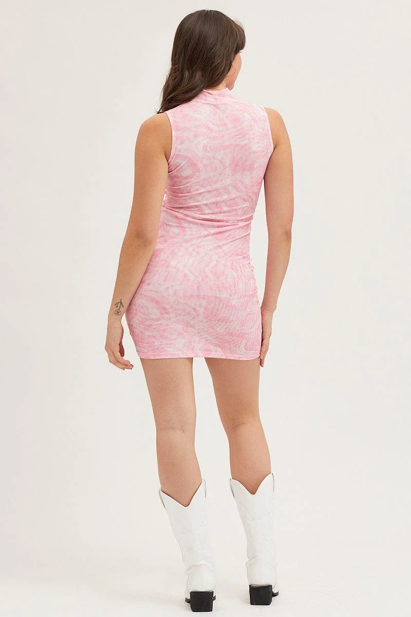 Print Bodycon Dress