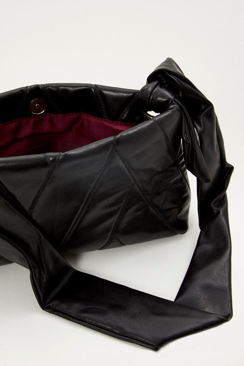 Black Under Arm Quilted Bag