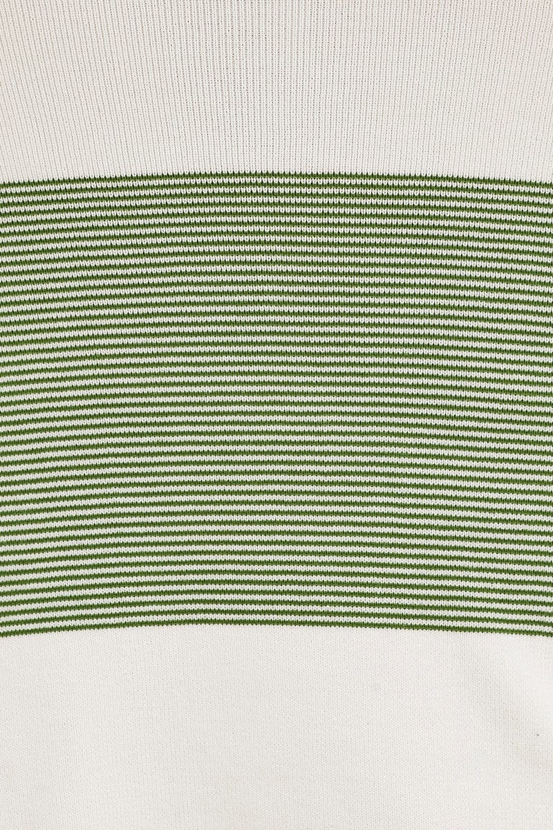 Multi Halter Knit Midi Dress