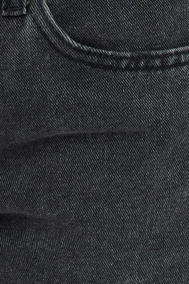 Black Baggy Jeans Low Rise