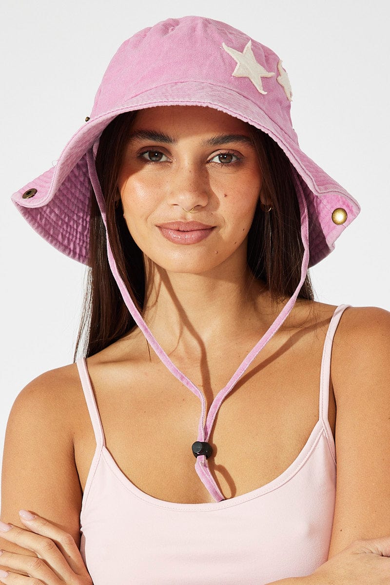 Pink Star Cowboy Hat