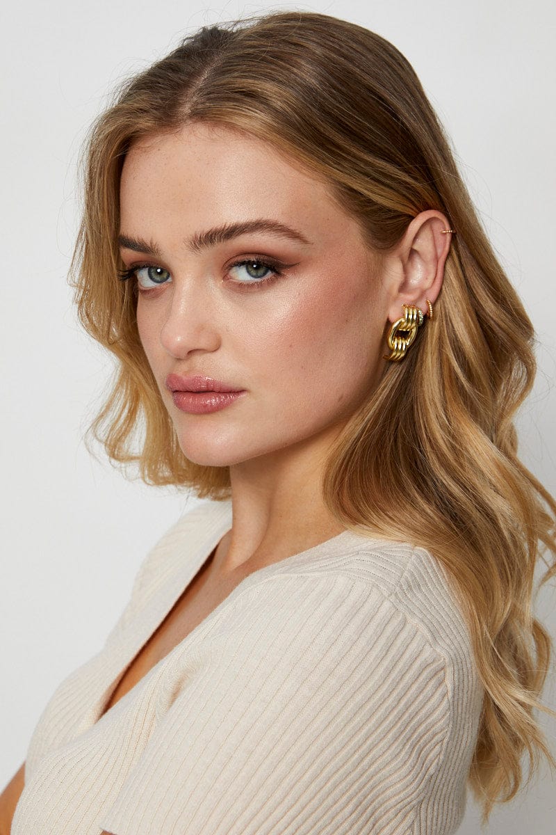 Gold Earring