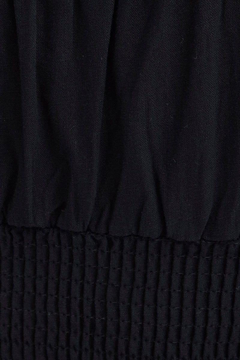 Black Bodysuit Short Sleeve Sweetheart Neck