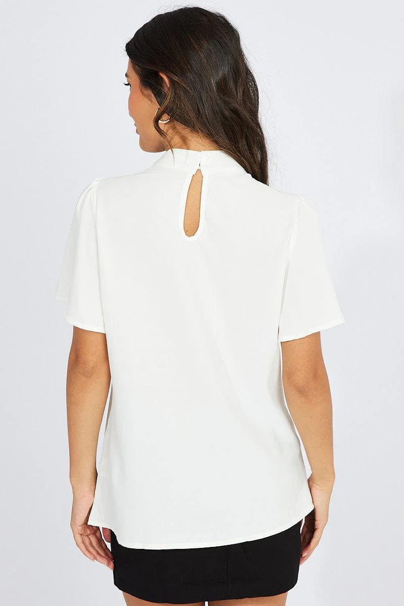 White Top Short Sleeve