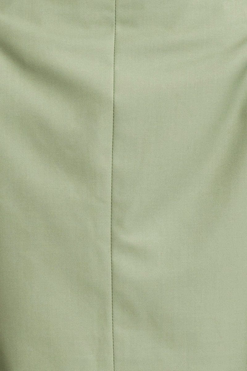 Green Crop Jacket Long Sleeve