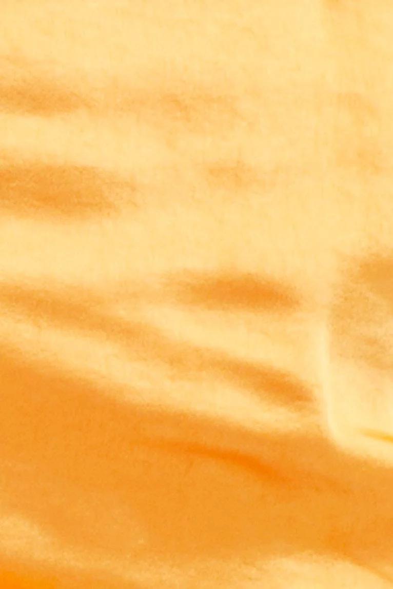 Orange Cami Top Sleeveless Cowl Neck Satin