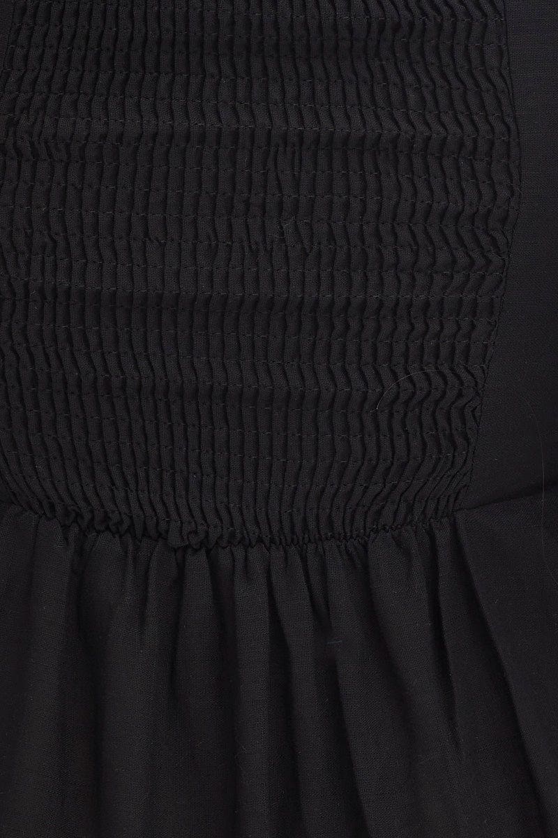 Black Maxi Dress Linen