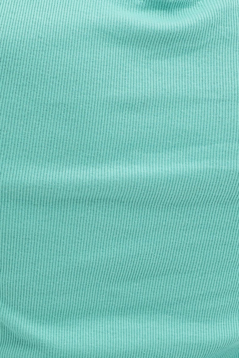 Green T Shirt Short Sleeve Crew Neck