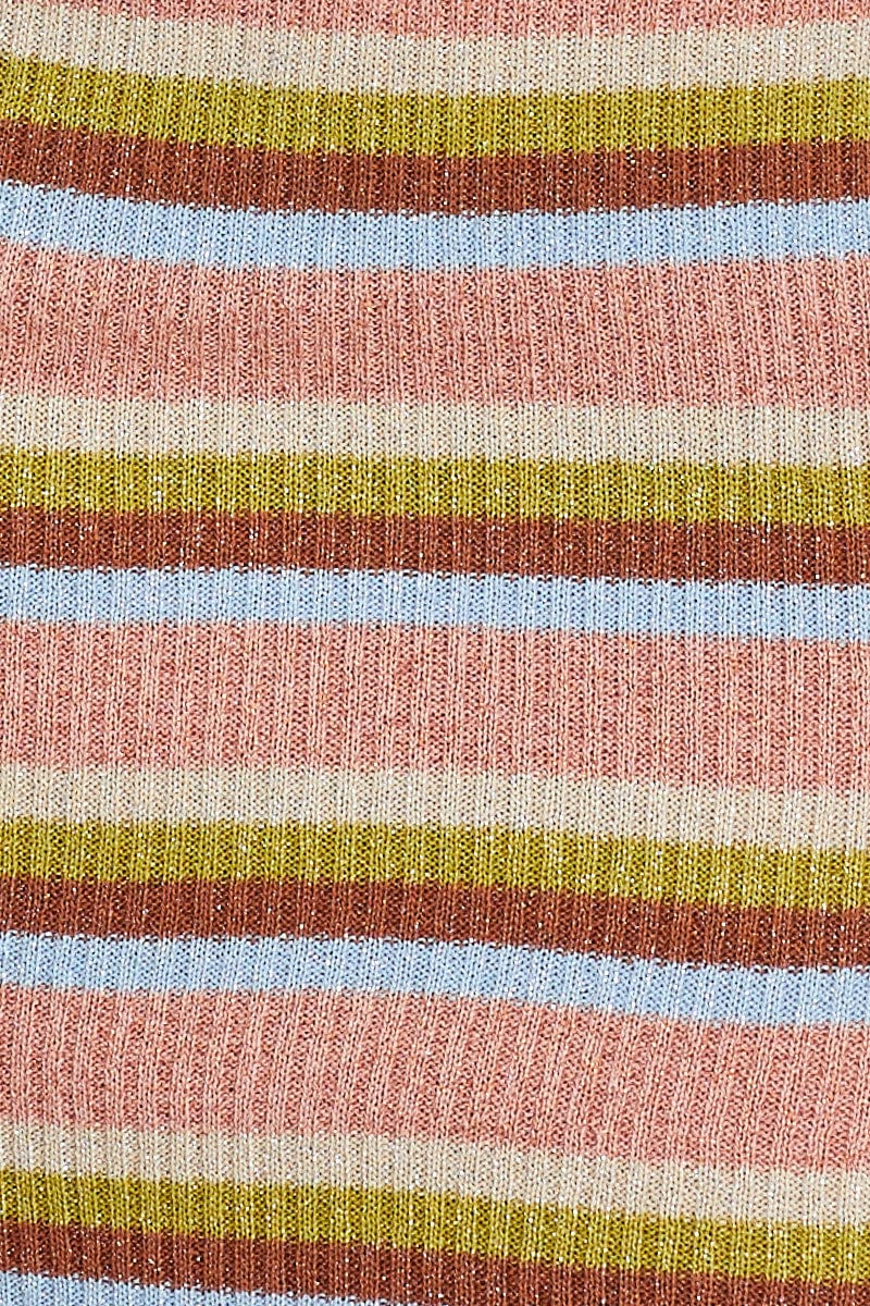 Stripe Mini Dress Knit