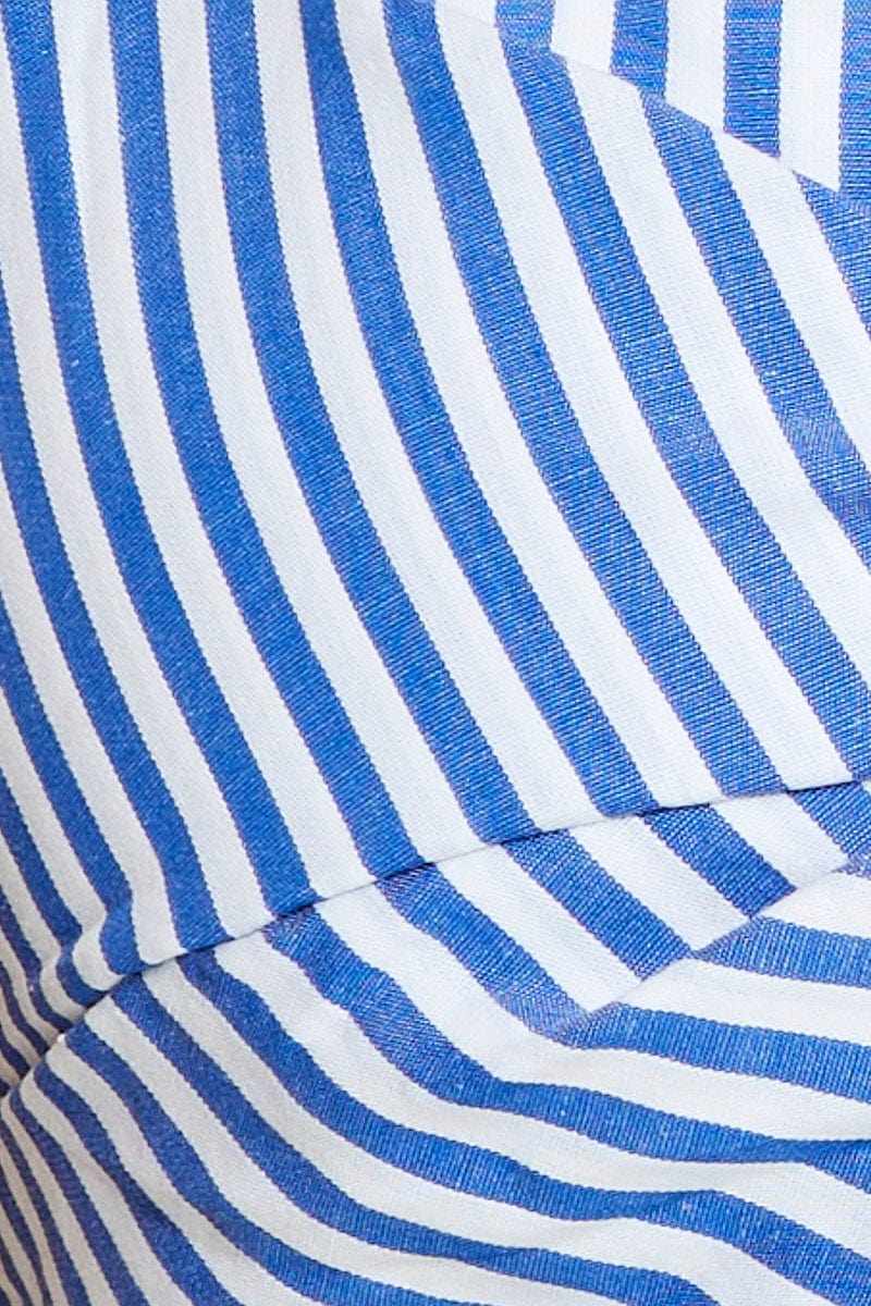 Stripe Singlet Bralette Sleeveless Crop