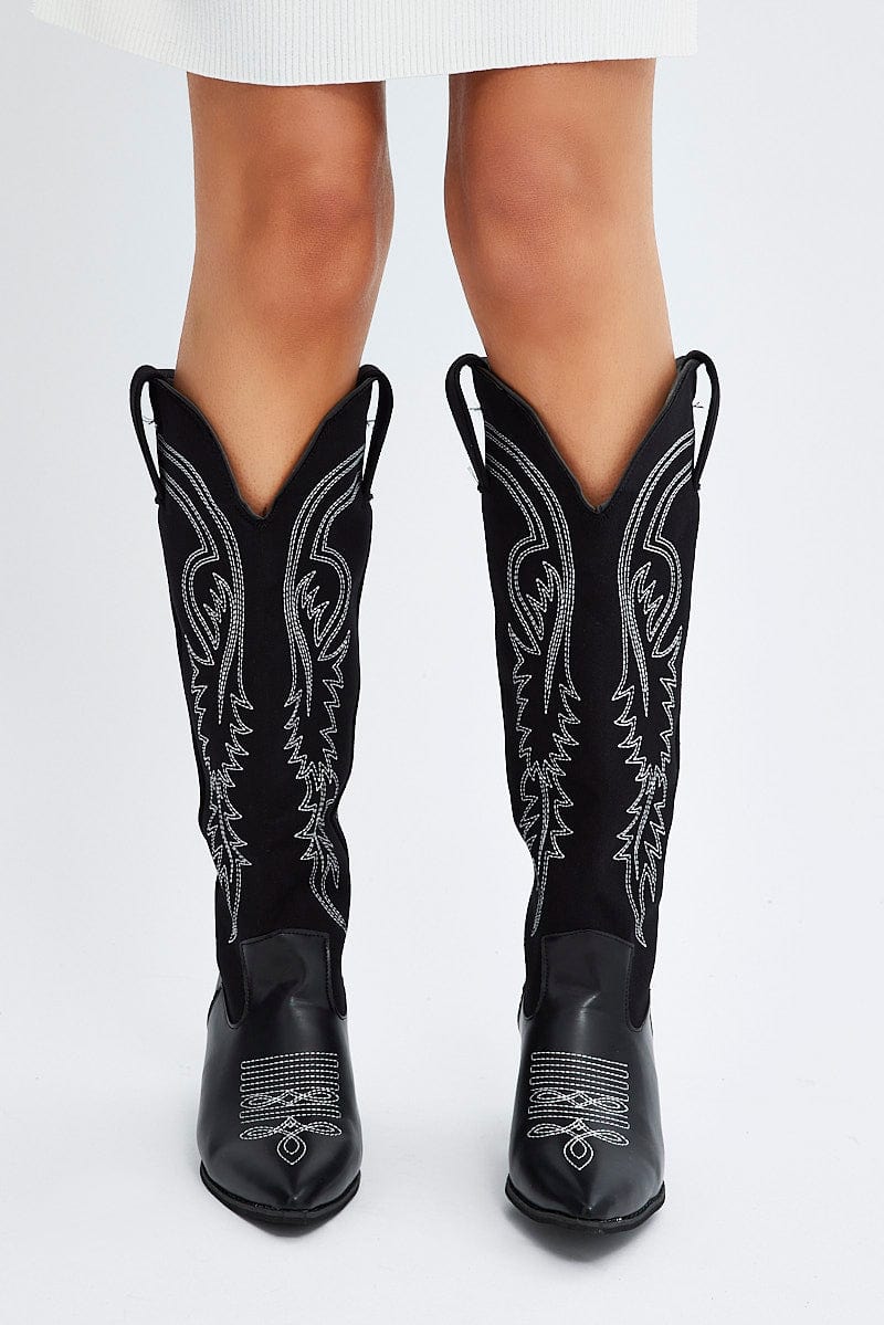 Black Western Boots