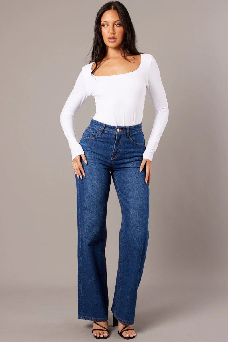 White Supersoft Top Long Sleeve