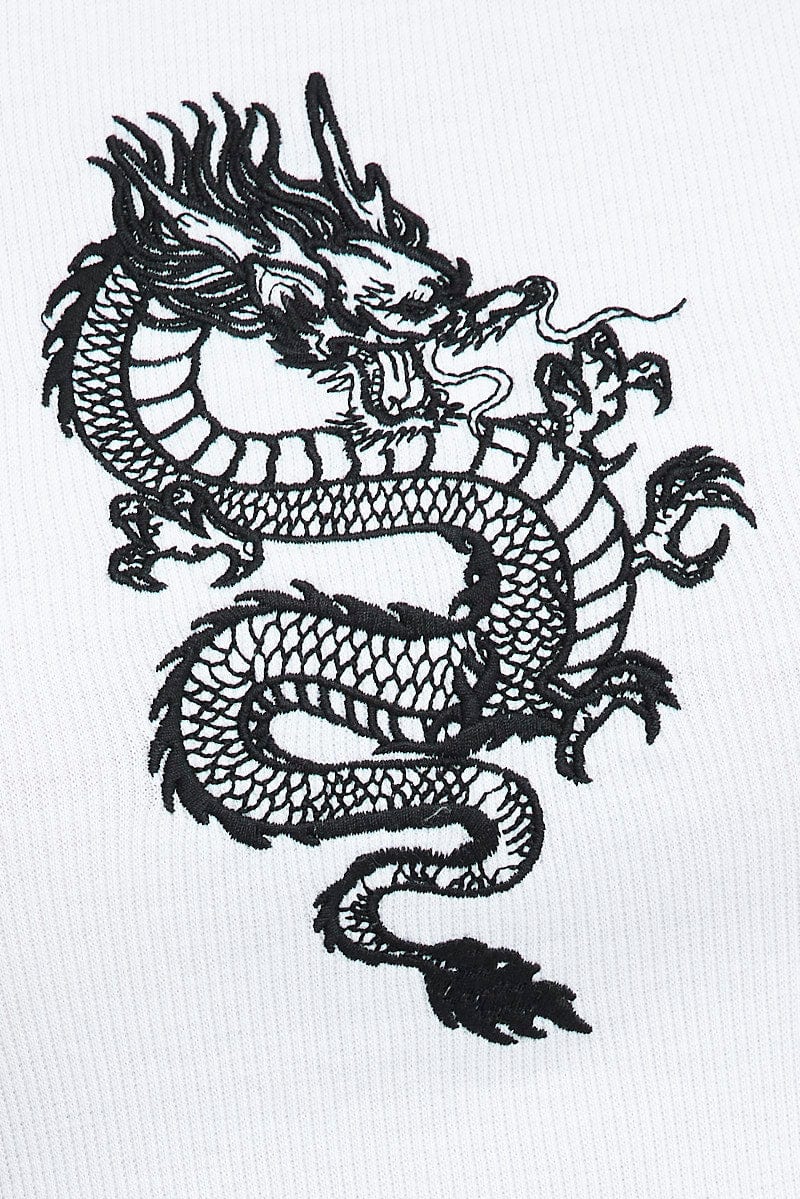 Black Raglan Graphic Tee Short Sleeve