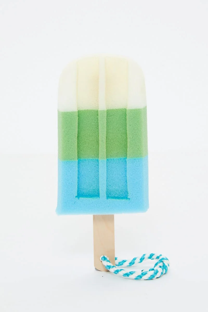 Multi Ice Lolly Shaped Bath Sponge