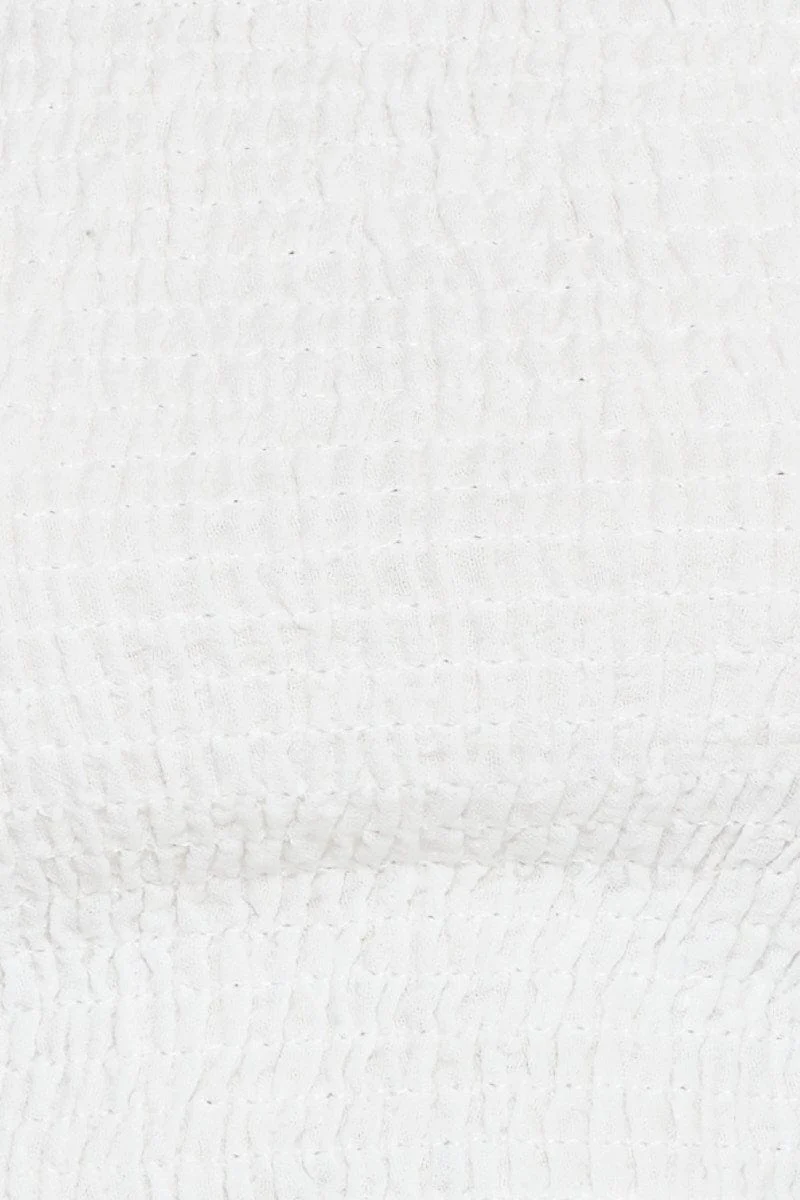 White Singlet Top Sleeveless