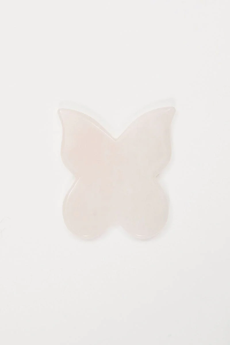Pink Rose Quartz Gua Sha Facial Stone